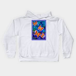 Wax Relief Butterflies Kids Hoodie